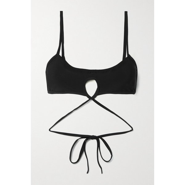 크리스토퍼 에스버 Cutout Tie-back Bikini Top 블랙 36856120585012023