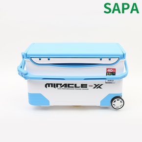 미라클X 40L SIC-S040HE 아이스박스 아이스쿨러 대장쿨러 레저 캠핑