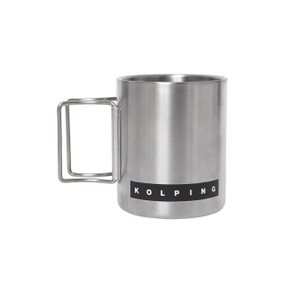 공용 사계절 스테인레스 등산 캠핑 휴대용 물컵 280ml 0035AK312U