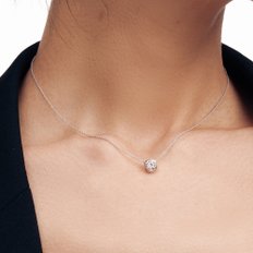 [온라인단독]18k 솔리스트 1부 다이아몬드 목걸이0.1ct  SI2