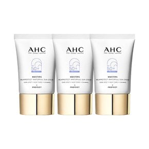 AHC 마스터즈 멜라 프로텍트 워터풀 선크림 40ml x3 /박세리 선크림/미백/주름개선