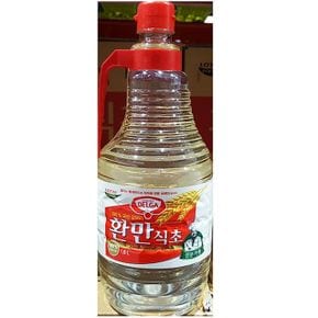 식초 조미료 기타식초 식당 식자재 주방 재료 환만식초 롯데 1.8L X ( 2매입 )