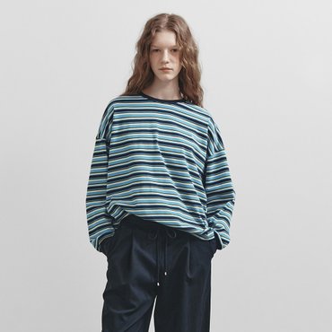 레이브 Stripe Overfit Long Sleeve T-shirt VW5SE515_3color