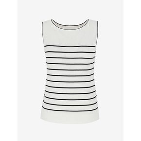 Boat Neck Sleeveless Knitwear_MB5SKN2