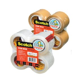 3M 스카치 포장용테이프132R/48mmx20m/3+1