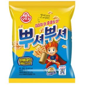 아이들 간식 뿌셔뿌셔 바베큐맛 한끼간식 90g