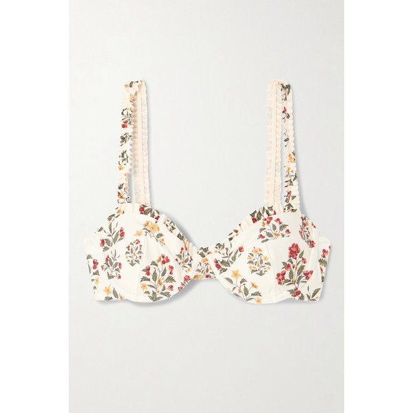 아그라즈 안데스 플로럴 스트레치 드 발코넷 비키니 탑 46376663162984673