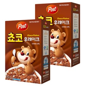 포스트 초코 후레이크 600g 2개