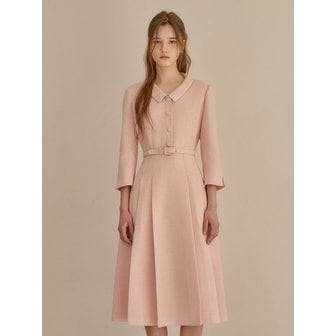 쥴리앤칼라 SS Calla138 쉬비긴즈 마치 트위드 원피스 핑크