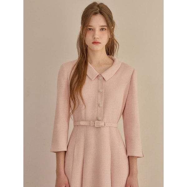[Y]SS Calla138 쉬비긴즈 마치 트위드 원피스 핑크