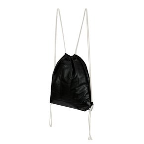 Crinkle Gym Bag (M)(black)