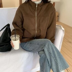 여자 코튼면 FW 세무 집업 퀼팅 외투 자켓