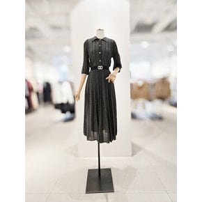 [파주점] [더아이잗컬렉션]크리스탈 버튼 시스루 니트 드레스 CR4A1OP221