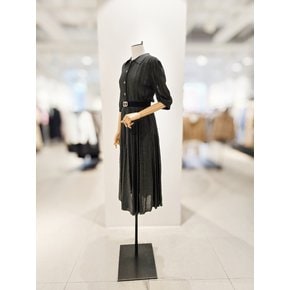 [파주점] [더아이잗컬렉션]크리스탈 버튼 시스루 니트 드레스 CR4A1OP221