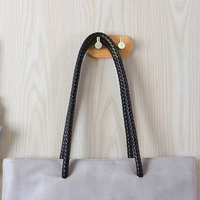 대나무 벽걸이후크 부착식 원목 벽걸이 행거 인테리어 모던 소품 걸이