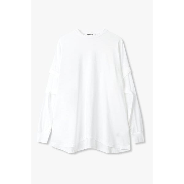 커브드 심 롱 슬리브 티셔츠 EN15108011000