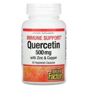 내추럴팩터스 Immune Support Quercetin 500 mg 60 Vegetarian 정