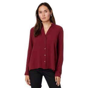 4678561 Eileen Fisher Mandarin Collar Shirt