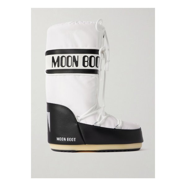 문부츠 아이콘 셸 인조 가죽 스노우 부츠 화이트 1647597339467181