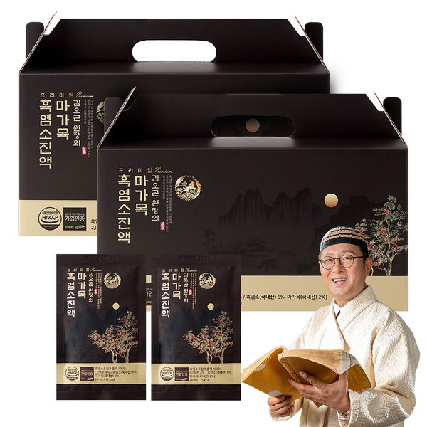 의 프리미엄 마가목 흑염소진액 2박스(70mlX60포)