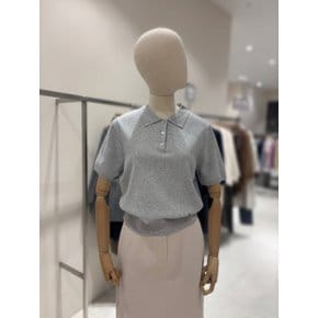 [부산점] 카라넥 베이직 반팔 니트 (NJK6MP397)