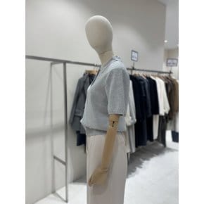 [부산점] 카라넥 베이직 반팔 니트 (NJK6MP397)