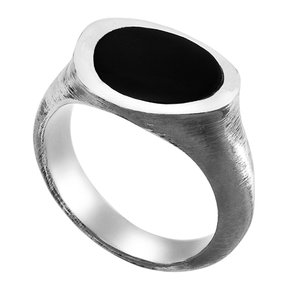 925 Silver Onyx Ring