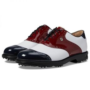 [해외] 1049668 남성 골프화 풋조이 Premiere Series - Wilcox Golf Shoes - Red/White/Blue Pat