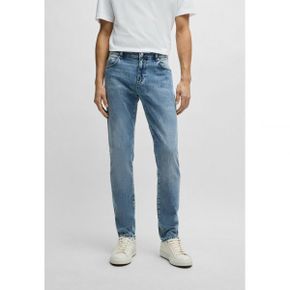 4257640 BOSS DELAWARE - SLIM FIT Straight leg jeans turquoise one