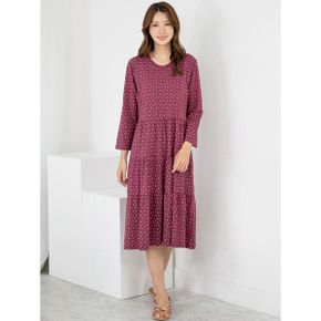 엄마옷 면 잔꽃캉캉잠옷홈웨어 원피스 MQG128655 마담 미시 중년여성 빅사이즈 .._P435532886