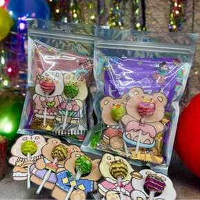사탕포장지 캔디페이퍼 토끼 6P