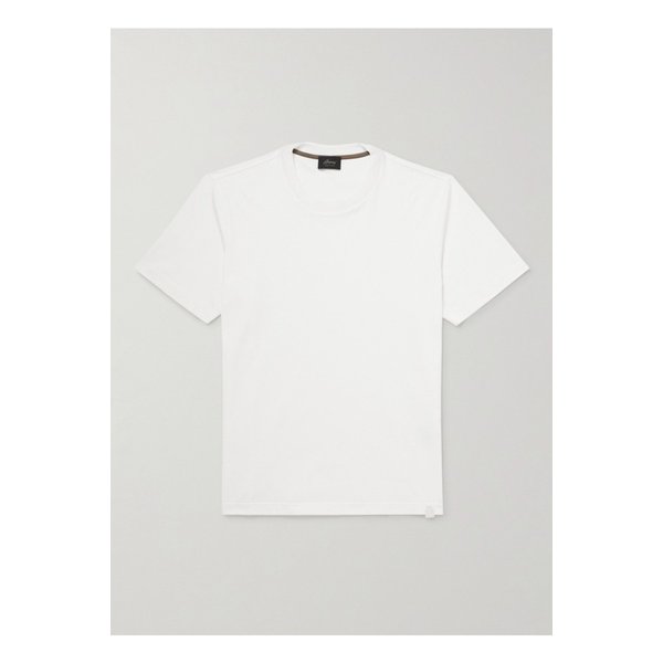 브리오니 코튼 저지 티셔츠 화이트 1647597354986956