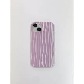 Pink wave hard case