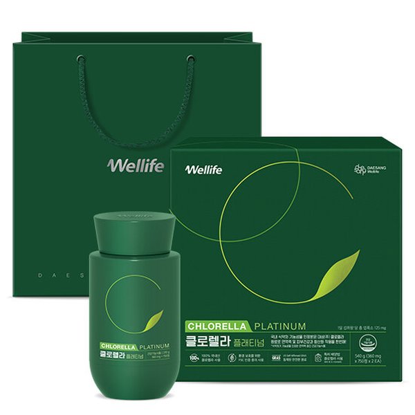 클로렐라 플래티넘set(750정x2병)