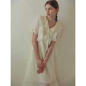 Frill Dress(CREAM)