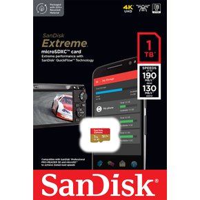 샌디스크Extreme MicroSD (190MB/s) 1TB