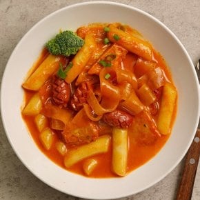 사계절 떡볶이 밀키트 로제 매콤한맛 쌀떡 630g