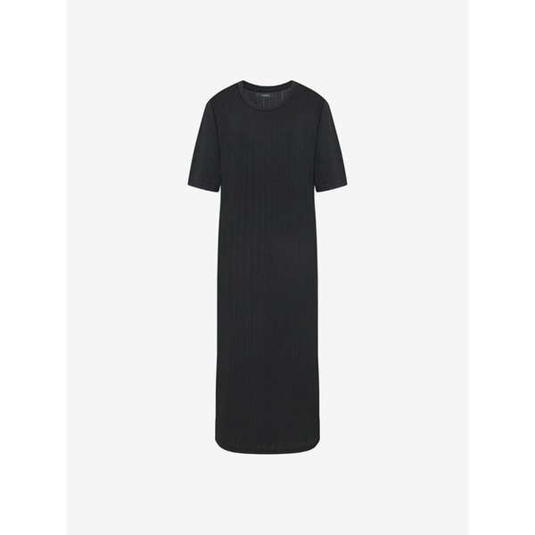 [25 신상] 플리츠 라운드넥 반팔 원피스 (VKOBE2550)