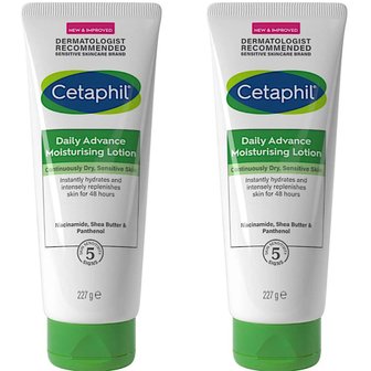  세타필 데일리 어드밴스 모이스처라이징 로션 Cetaphil Daily Advance Lotion 227g 2개