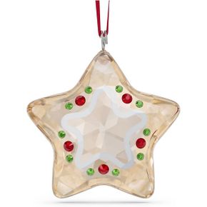 미국 스와로브스키 시계 Swarovski Holiday Cheers Gingerbread Star Ornament 1690882
