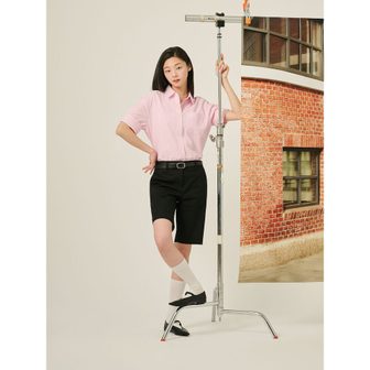 빈폴레이디스 슬림 버뮤다 치노 팬츠  블랙 (BF5425C065)