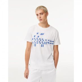 4178535 Lacoste x Novak Djokovic Printed T-Shirt - WHITE