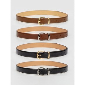 T Basic 25mm Leather Belt_4colors