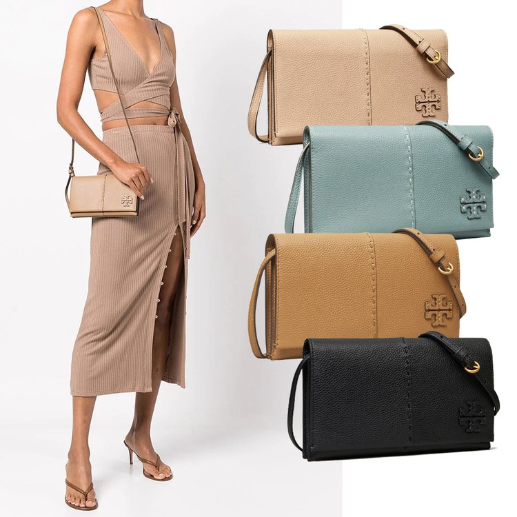 Tory Burch Mcgraw Wallet Crossbody 90822 토리버치 맥그로우