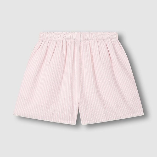 여 시어서커 셔링 3부 파자마 팬츠 J206202077065