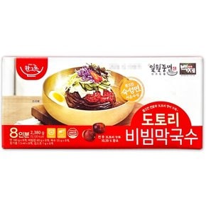 일월풍면 한그릇 백제 도토리 비빔 막국수 2380g (8인분) 쫄깃한 숙성면