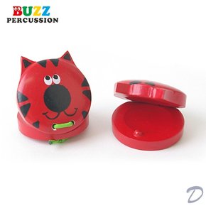 버즈 타악기 고양이 우드 캐스터네츠 1쌍 BU-G11