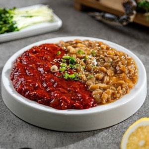  프리미엄 양념 순살 꽃게장 순살 양념게장 300g 1통