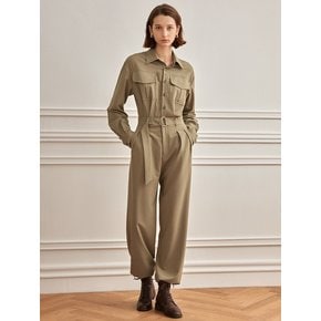 YY_Vintage cargo high waisted jumpsuit