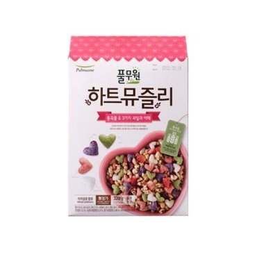 풀무원 하트뮤즐리(통곡물3가지과일과야채) 320g